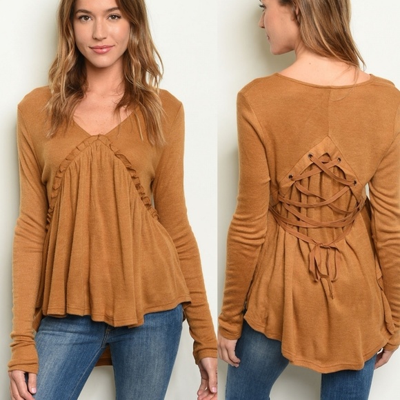 Sweetbb Tops - KIERA Knit Long Sleeve Top